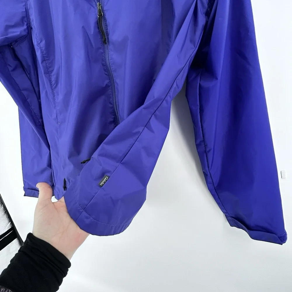 Cabela's 4Most Repel Womens Medium Rain Windbreaker‎ Jacket Hood Purple Gorpcore